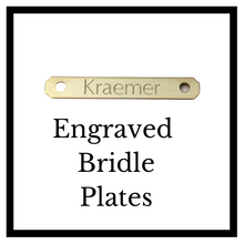 Load image into Gallery viewer, Brass Bridle Plate