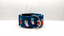 Load image into Gallery viewer, Claus Christmas Stocking Martingale Dog Collar