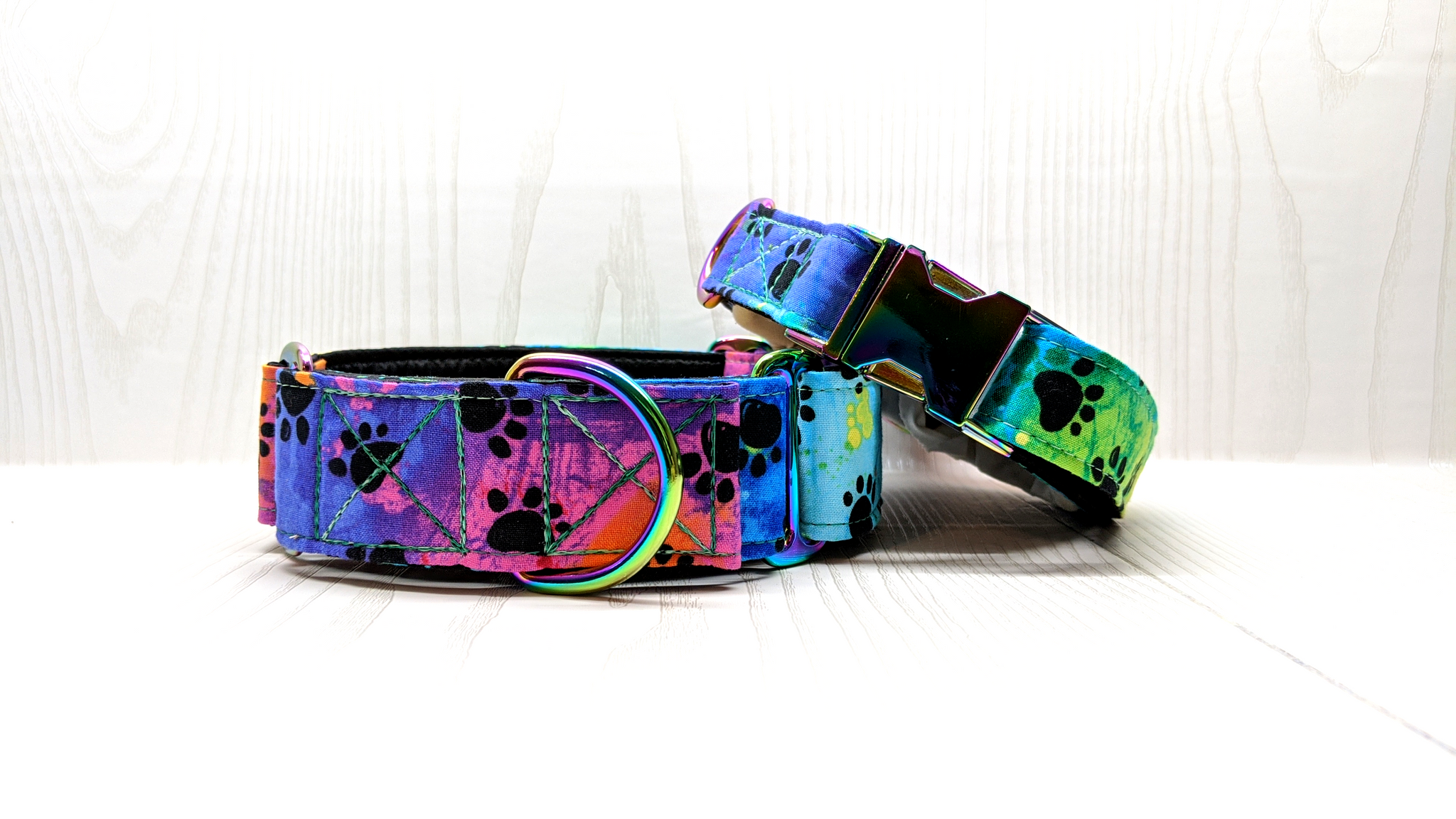 Dog collar shop rainbow