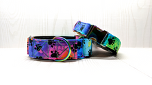 Load image into Gallery viewer, Cosmo Rainbow Neochrome dog collar