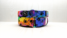 Load image into Gallery viewer, Cosmo Rainbow Neochrome dog collar