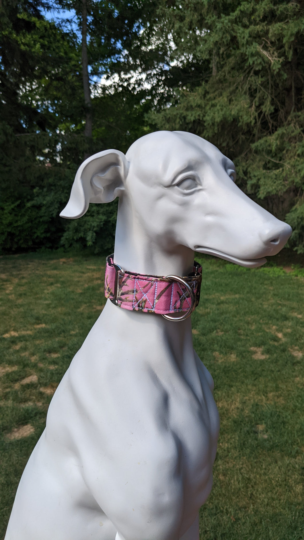 Pink Camo pattern martingale - Size Small - Ready to Ship