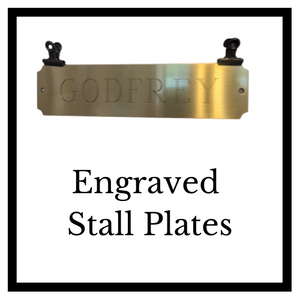 Brass Stall Plate