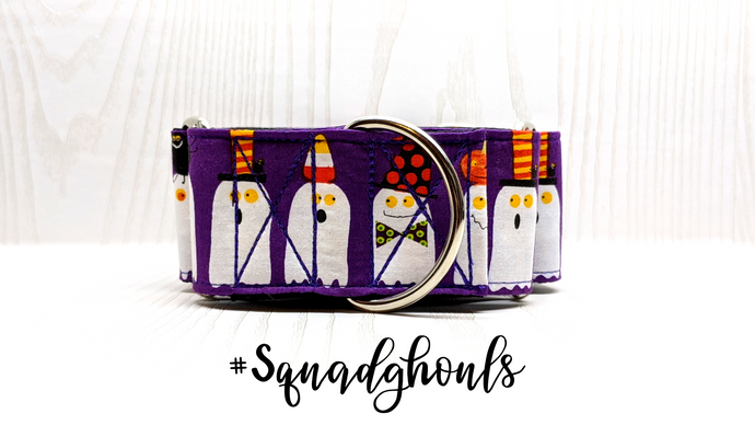 Squad Ghouls Halloween Martingale Collar